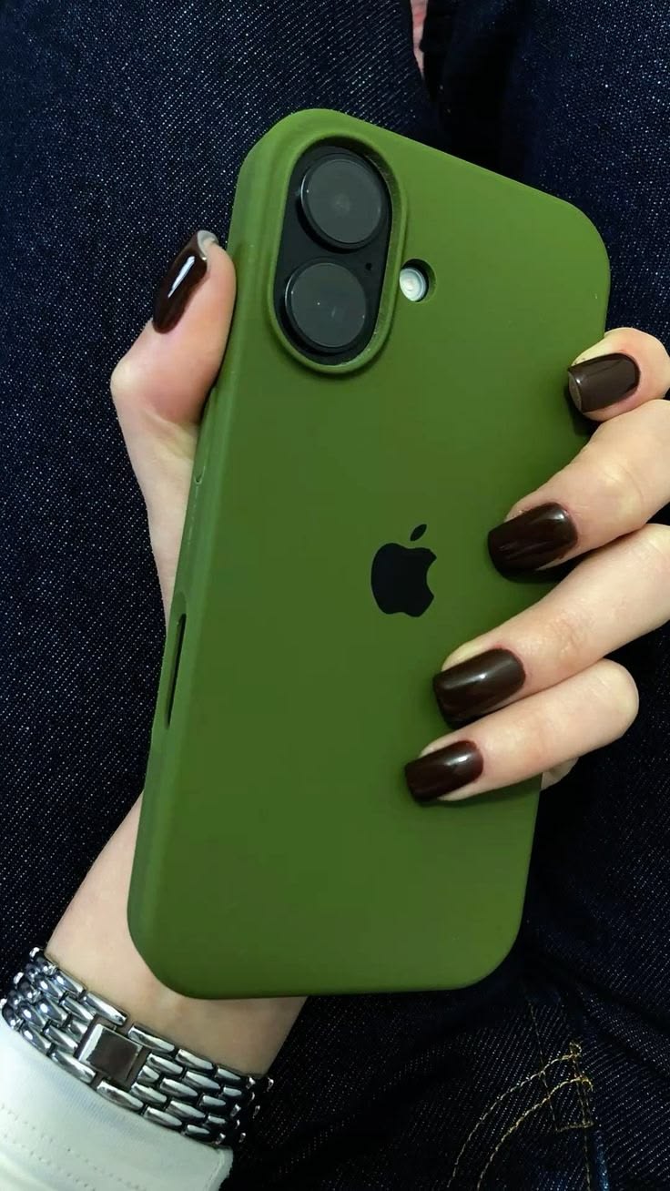 Army Green Official Silicon Cases iPhone