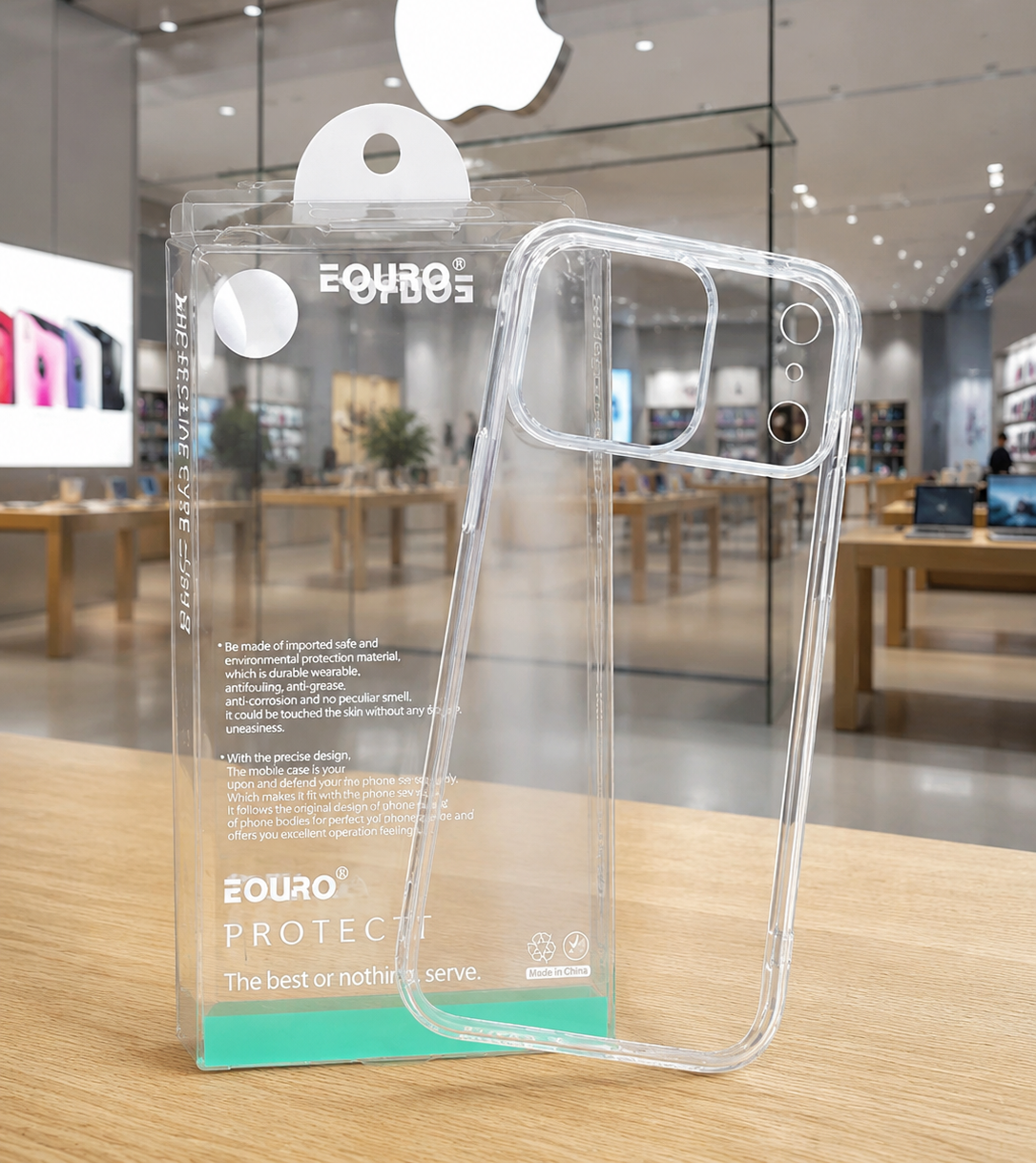 Eouro Transparent Silicon Case for iPhone