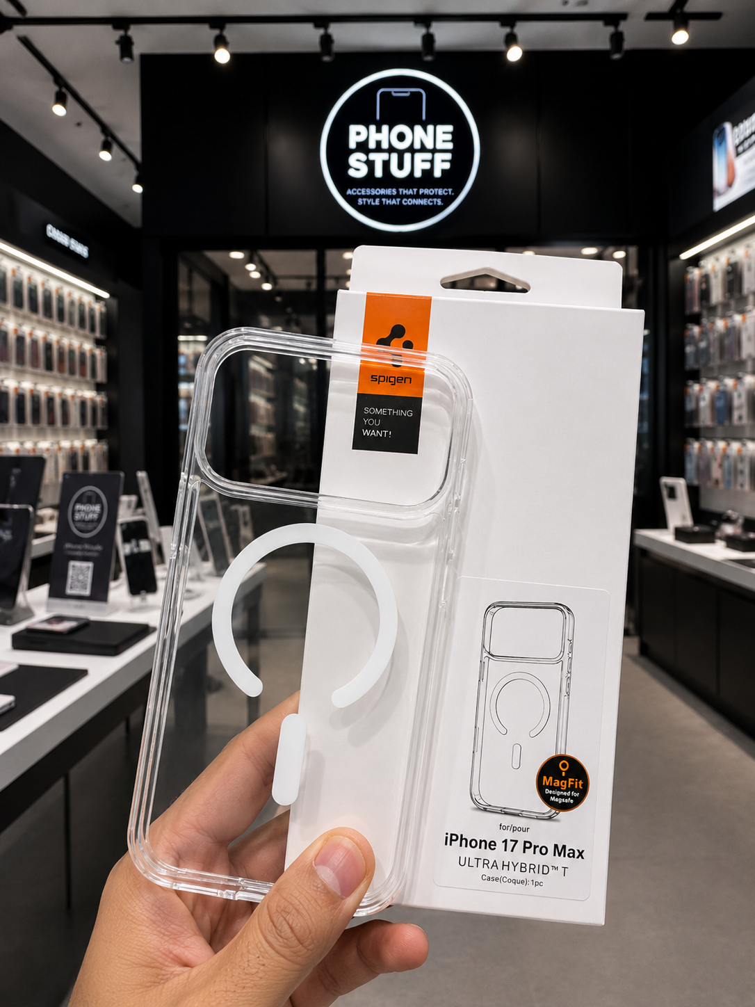 Spigen Transparent MagSafe Case