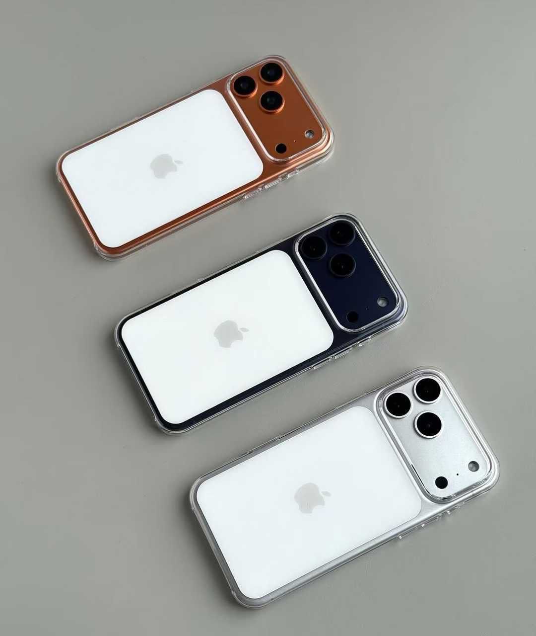 White MagSafe Case with Animation & Camera control Button