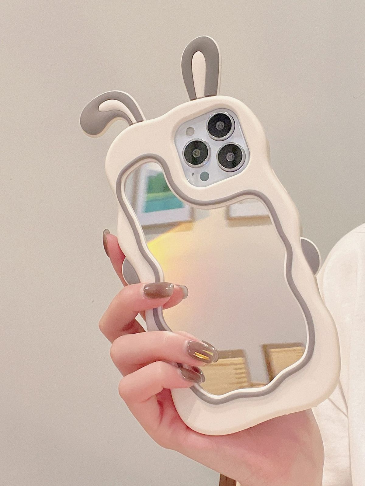 Rabbit Mirror Case