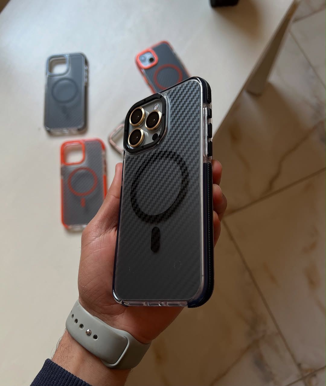 Carbon Anti Shocking MagSafe Case