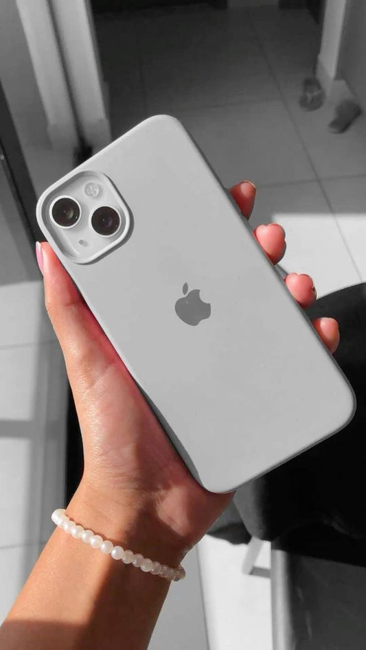 Stone Grey Official Silicon Cases iPhone