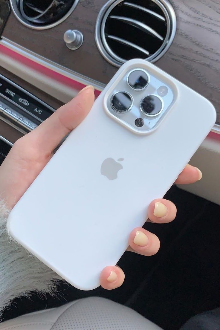 White Official Silicon Cases iPhone